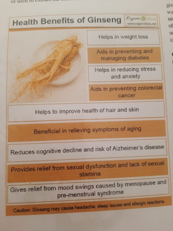 Ginseng/Ashwaganda