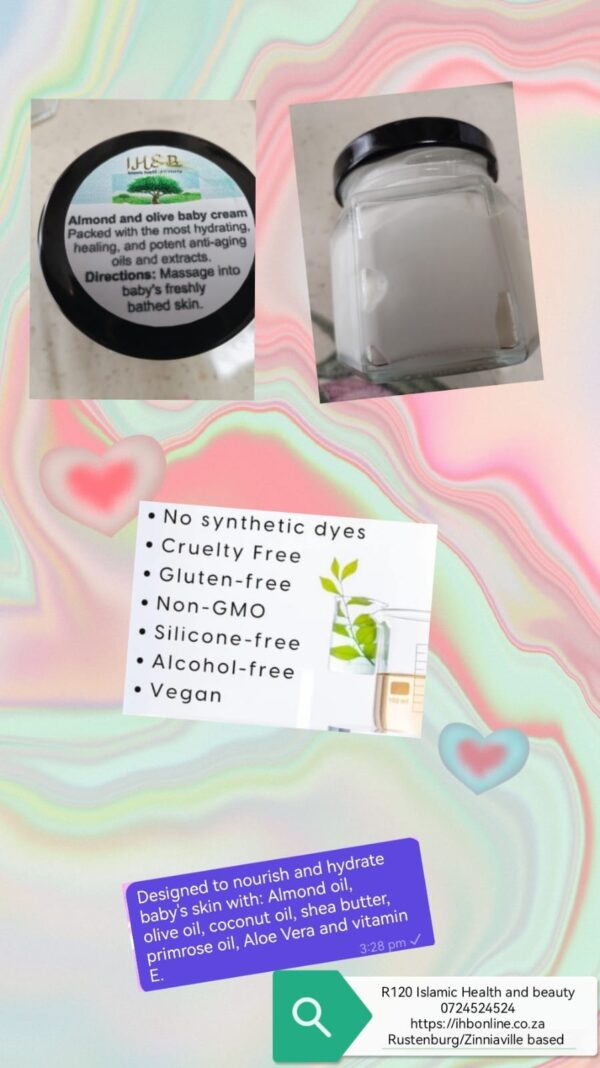 Almond and Olive Baby Cream